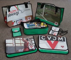CVJM Recycling Upcycling Tasche aus Banner