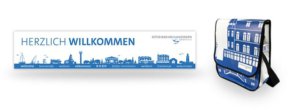 Ostseebad Kühlungsborn Recycling Upcycling Tasche aus Banner