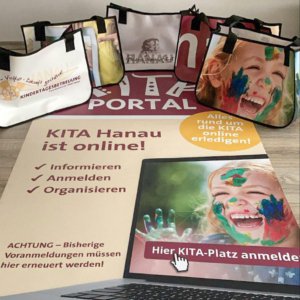 Hanau Recycling Upcycling Tasche aus Banner