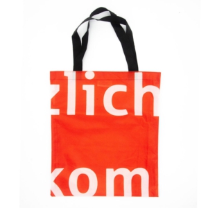 Einkaufsbeutel aus Textilbanner durch Recycling Upcycling